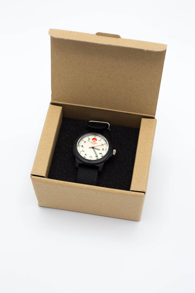 BEAMS JAPAN Kanji Number Wrist Watch - Black