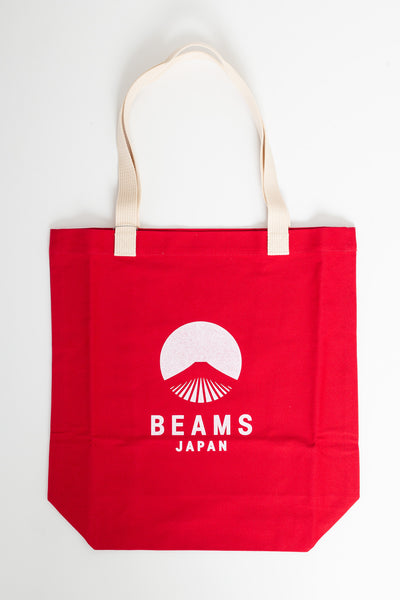 evergreen works x BEAMS JAPAN Tote Bag Color - Red