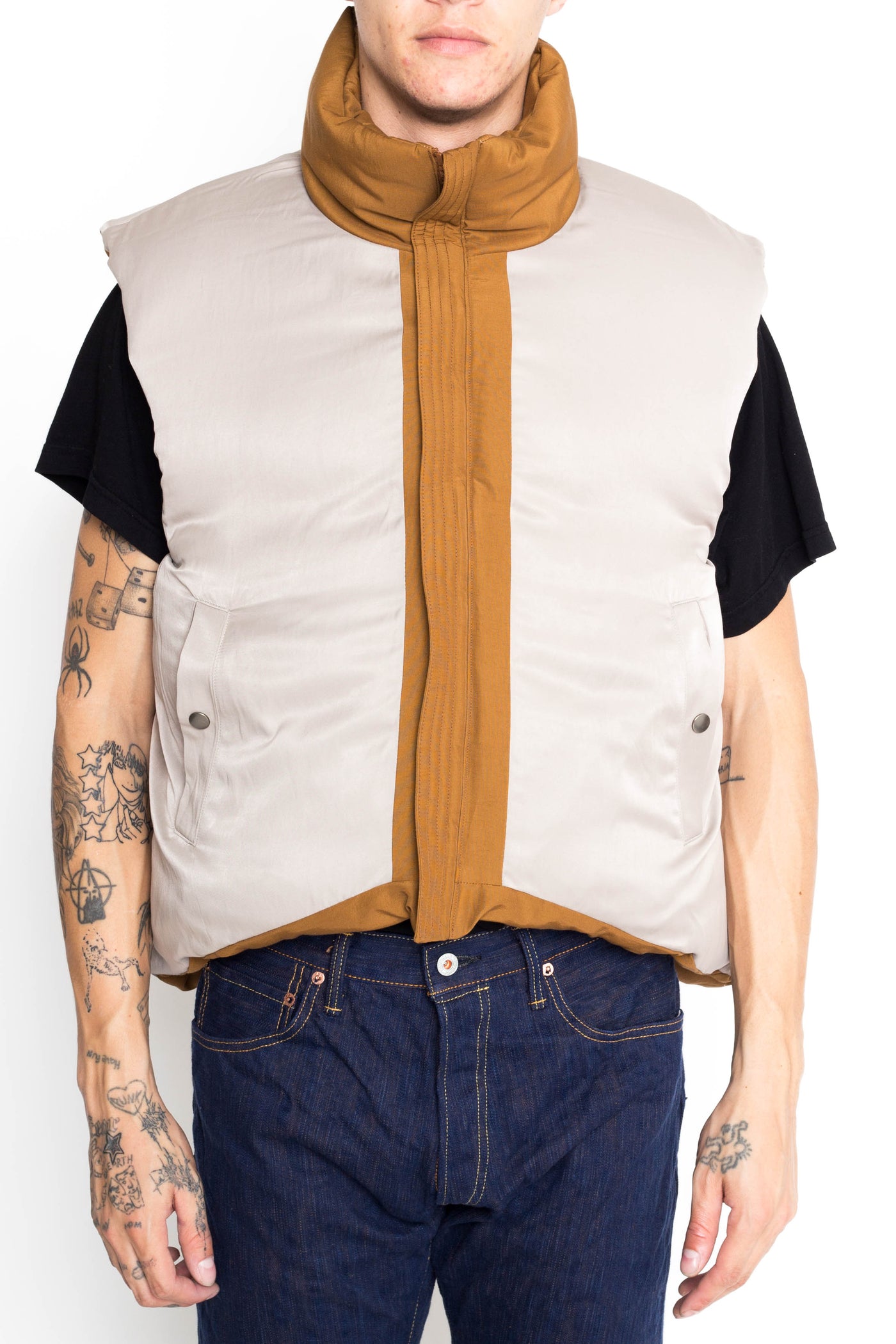60/40 Cloth BURGER KEEL Vest (SNOW Fade) - Gold