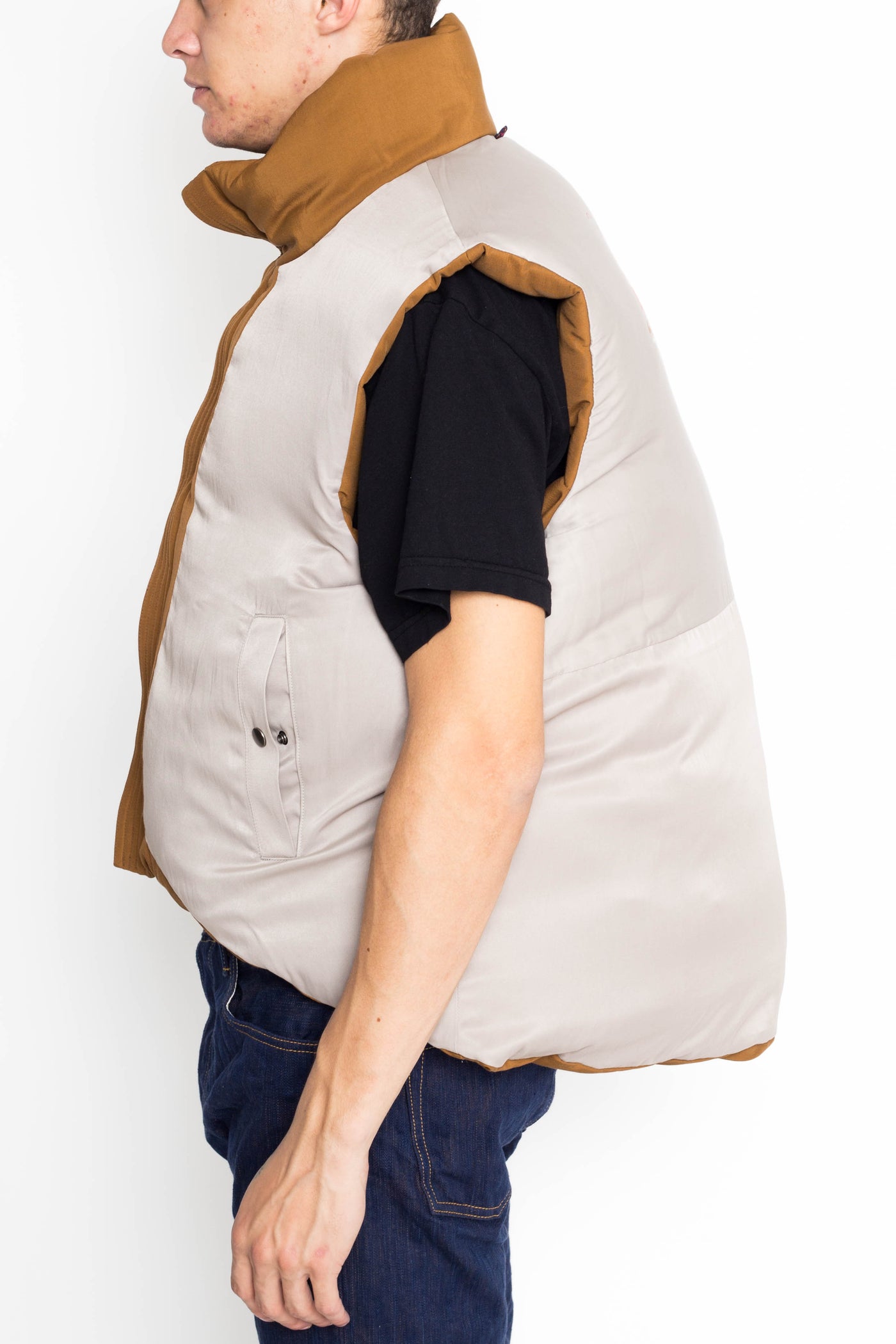 60/40 Cloth BURGER KEEL Vest (SNOW Fade) - Gold