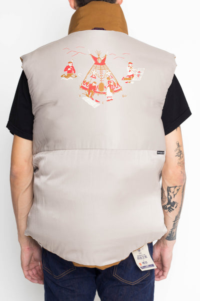 60/40 Cloth BURGER KEEL Vest (SNOW Fade) - Gold