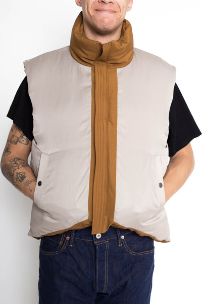 60/40 Cloth BURGER KEEL Vest (SNOW Fade) - Gold