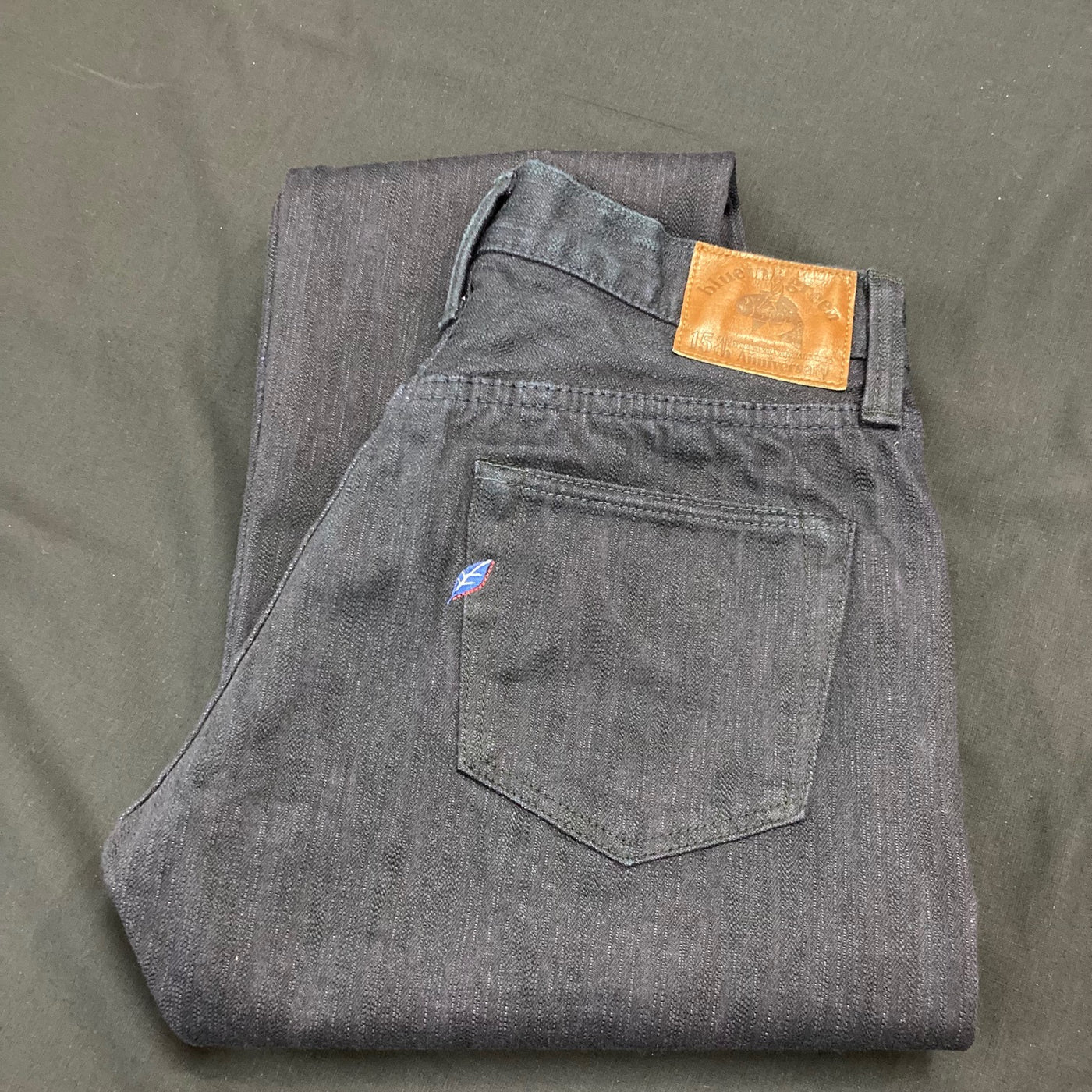 BIG-PBJ-013 17.5oz Natural Indigo x Purple Slim Tapered