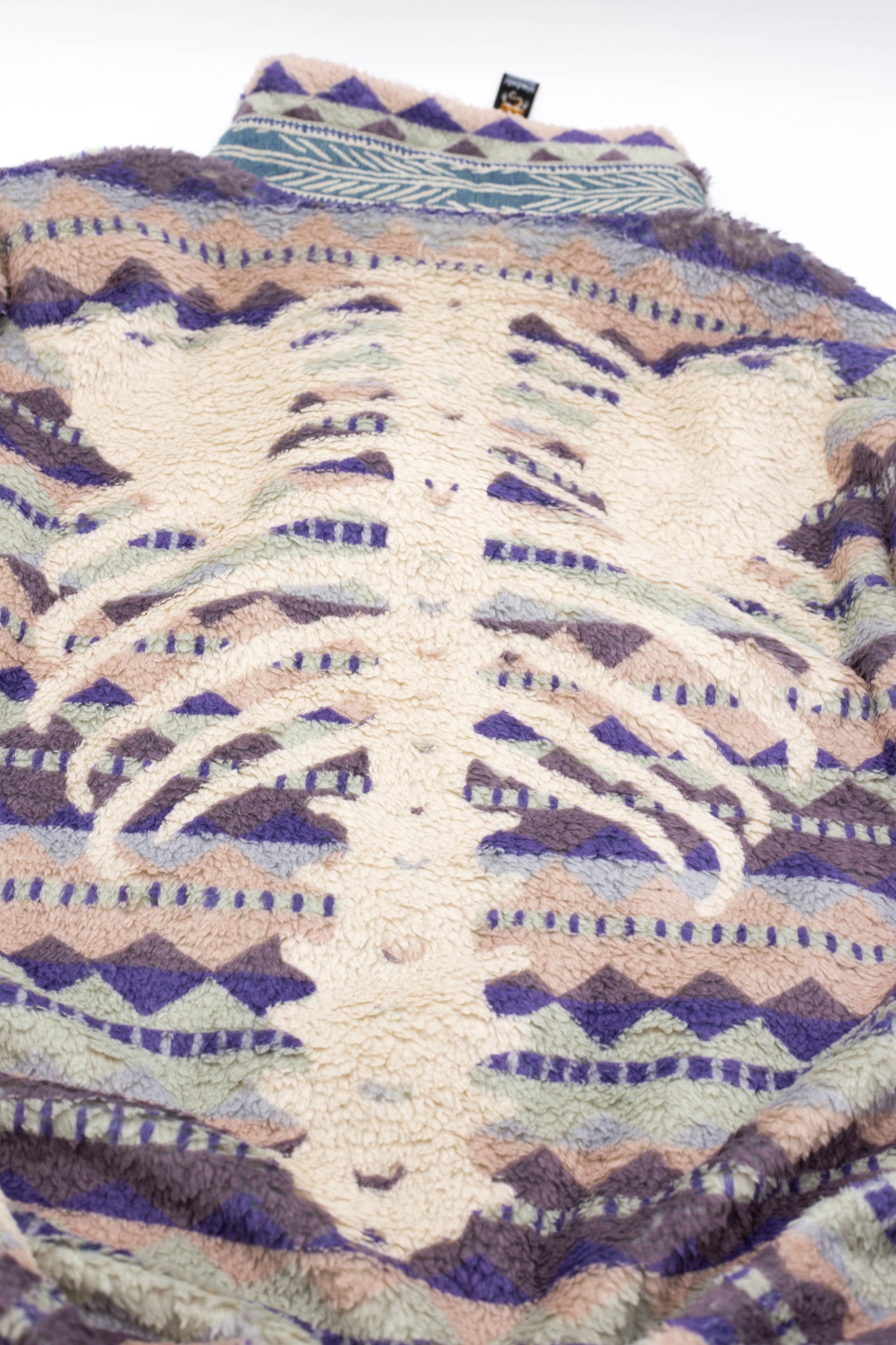 ASHLAND Stripe & BONE Fleece ZIP Blouson - Purple