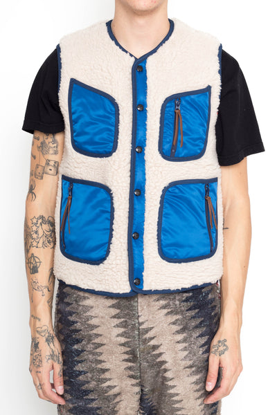Bonding Fleece BEACH Vest - Ecru