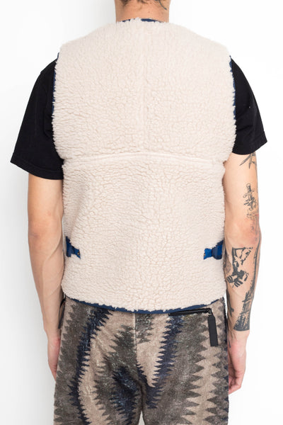 Bonding Fleece BEACH Vest - Ecru