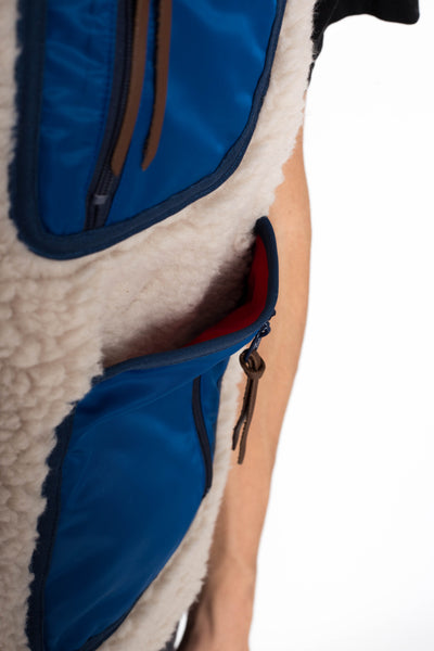 Bonding Fleece BEACH Vest - Ecru