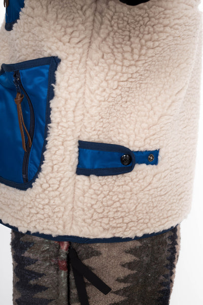 Bonding Fleece BEACH Vest - Ecru
