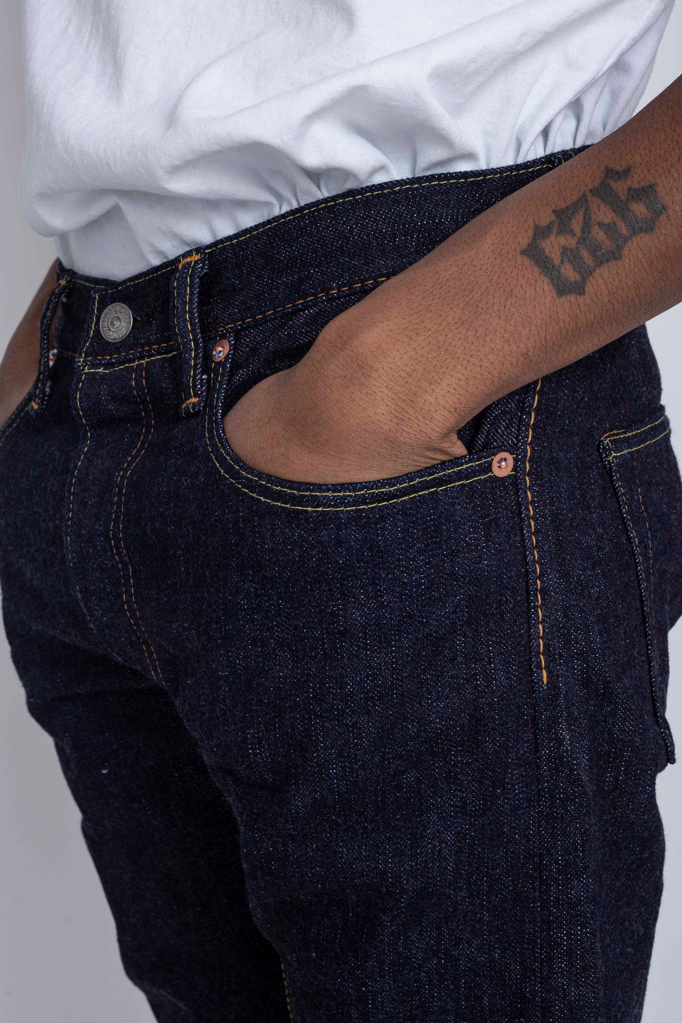 XX-013 Slim Tapered Jeans Blue In Green Exclusive Version