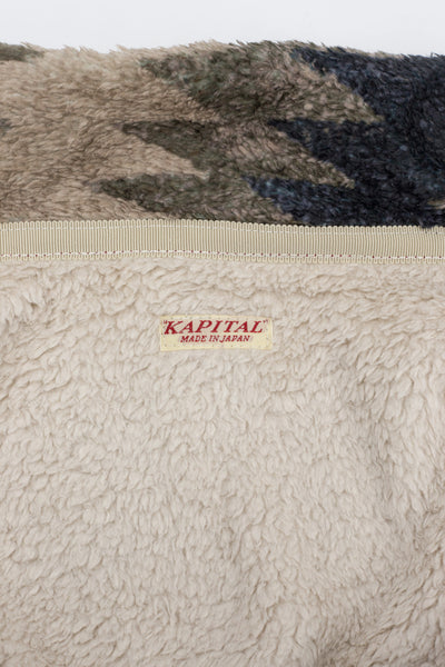 THUNDER MOTHER Fleece ZIP Blouson - Grey Beige