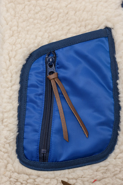 Bonding Fleece BEACH Vest - Ecru