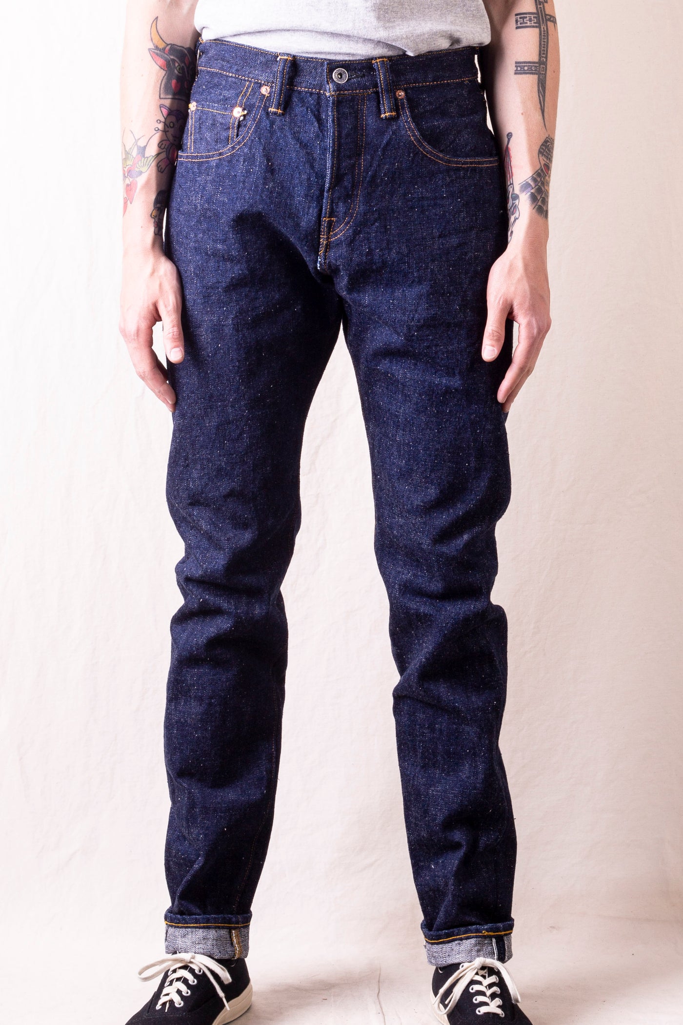 S211AX Natural Indigo Relax Tapered