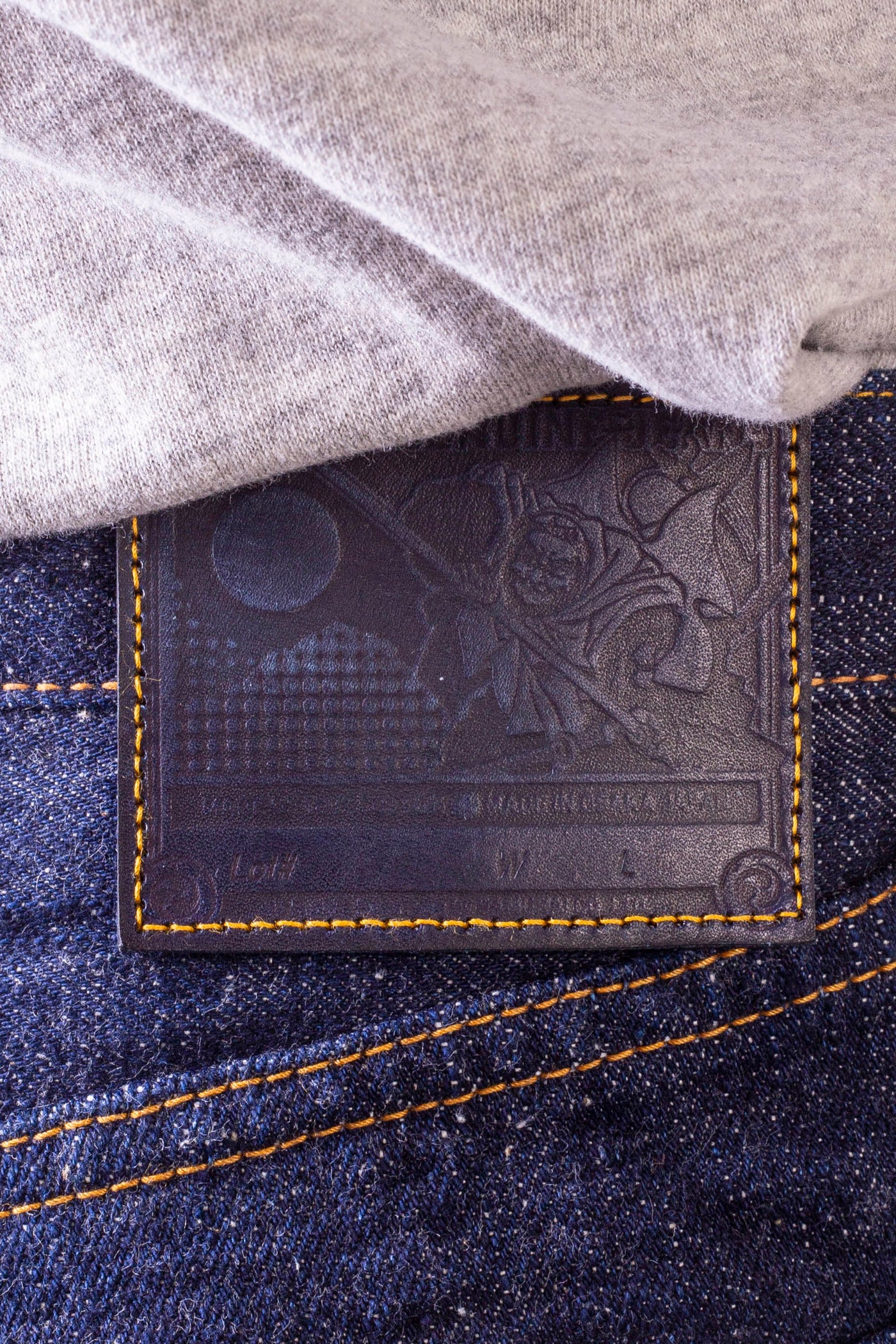 S211AX Natural Indigo Relax Tapered