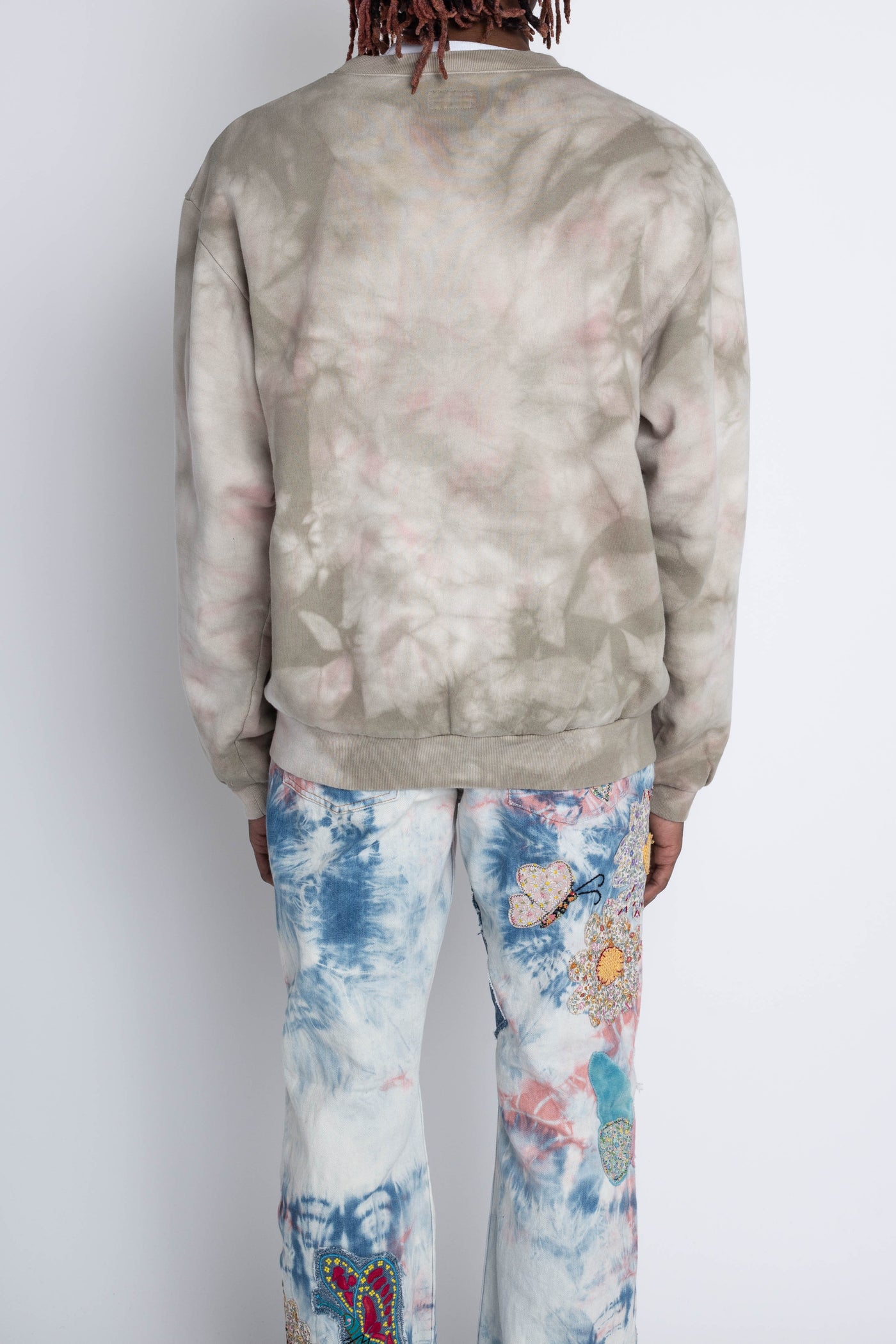 ECO SWT Knit HARDRAIN SKULL (Ashbury Dyed) - Pink x Khaki