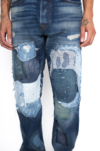 Grandma Dot's Patchwork Jeans