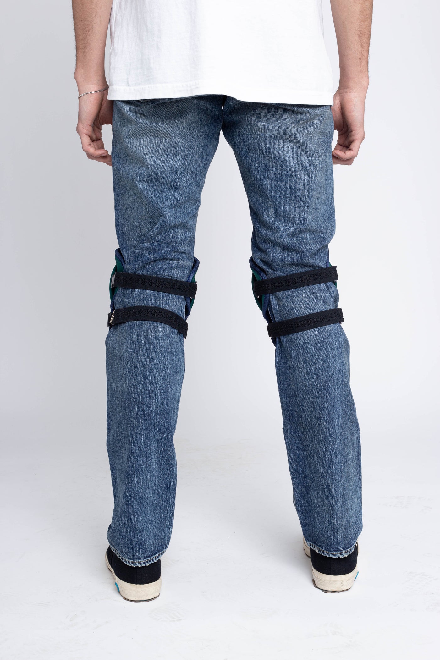 DENIM REPAIR Knee Pad - Green X Blue