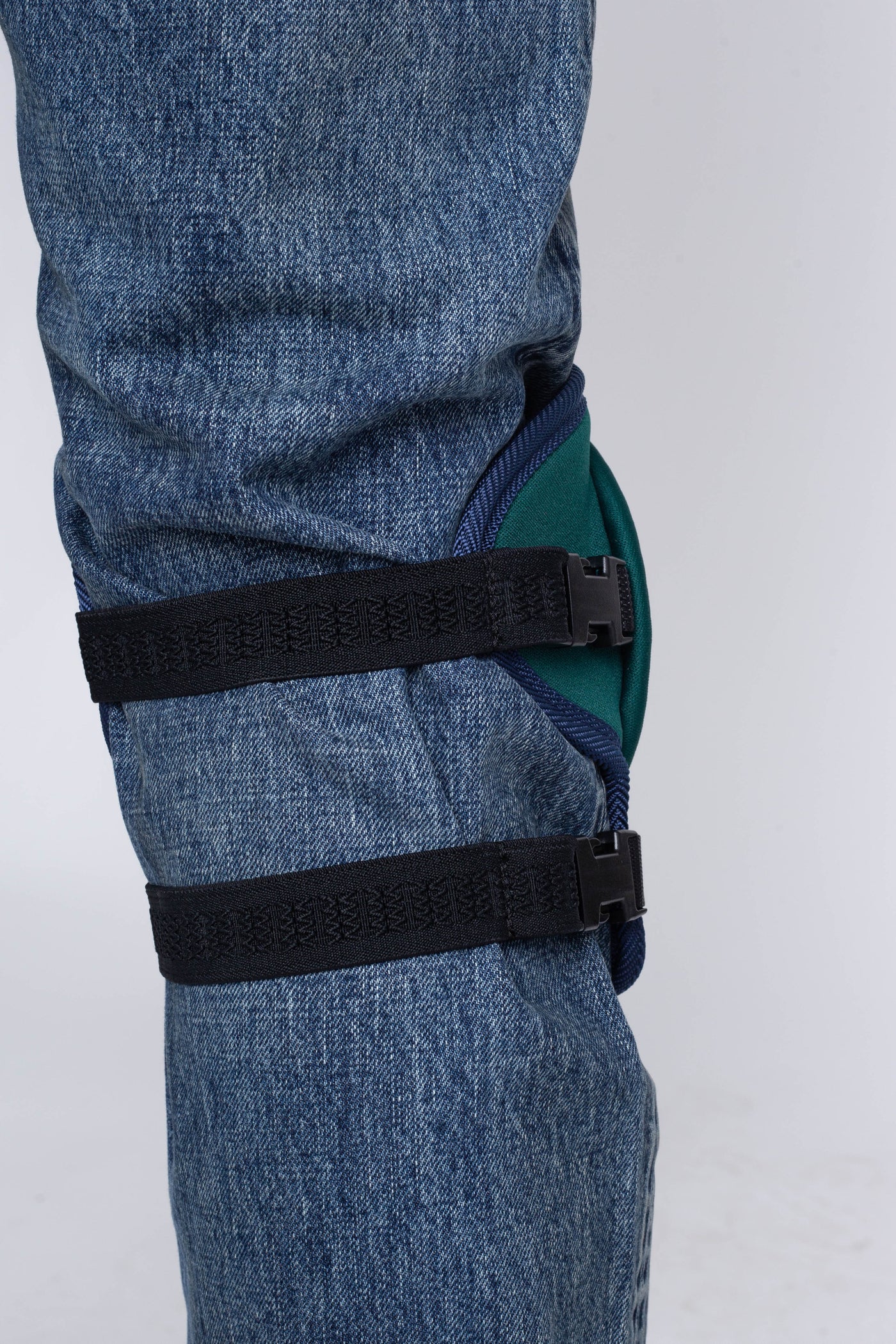 DENIM REPAIR Knee Pad - Green X Blue