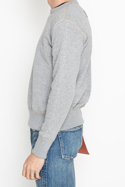 Military Sweat Shirt "USN" - Grey