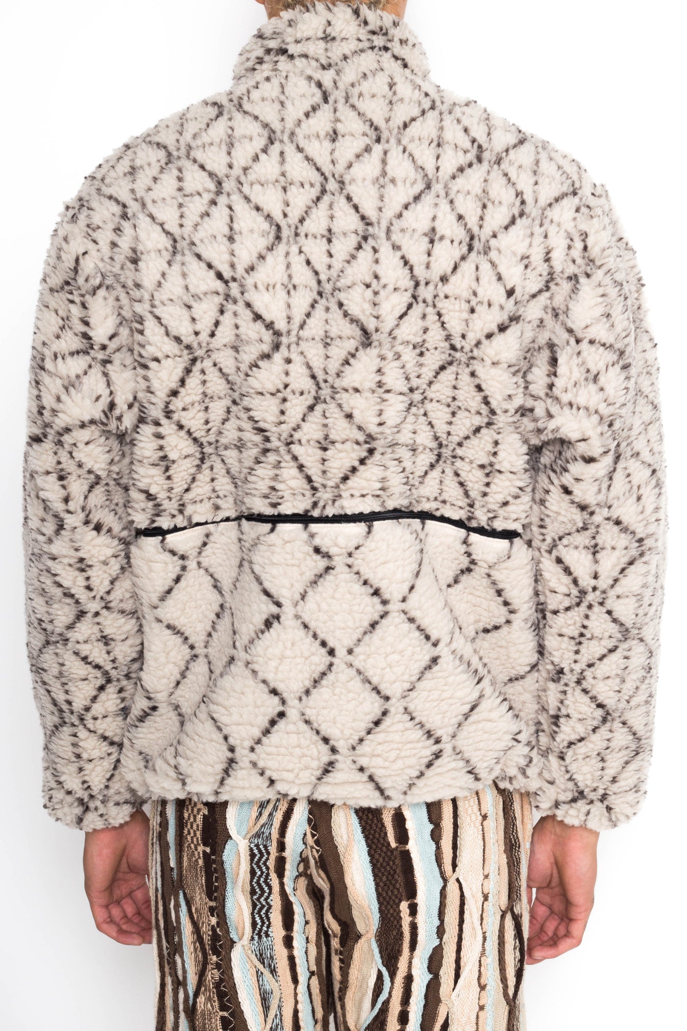 DO-GI SASHIKO Boa Fleece Reversible Blouson - Ecru
