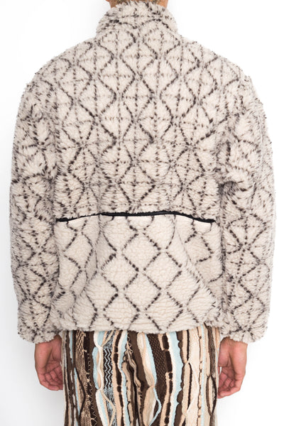 DO-GI SASHIKO Boa Fleece Reversible Blouson - Ecru