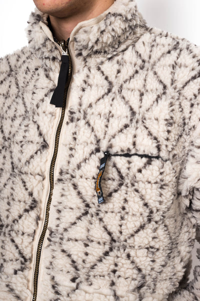 DO-GI SASHIKO Boa Fleece Reversible Blouson - Ecru