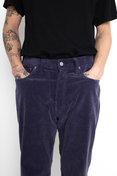 9W Corduroy 5 Pocket Pants 1947 Model - Navy