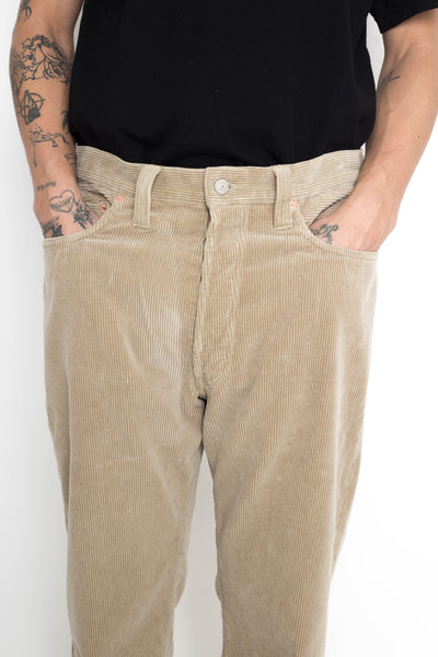 9W Corduroy 5 Pocket Pants 1947 Model - Beige