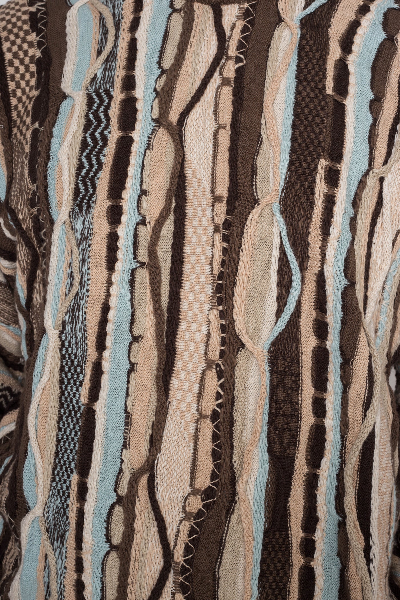 7G Knit GAUDY Crew Sweater - Brown