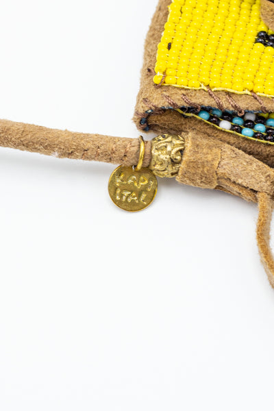 Deer Leather PUEBLO Charm (RAINBOWY) - Yellow