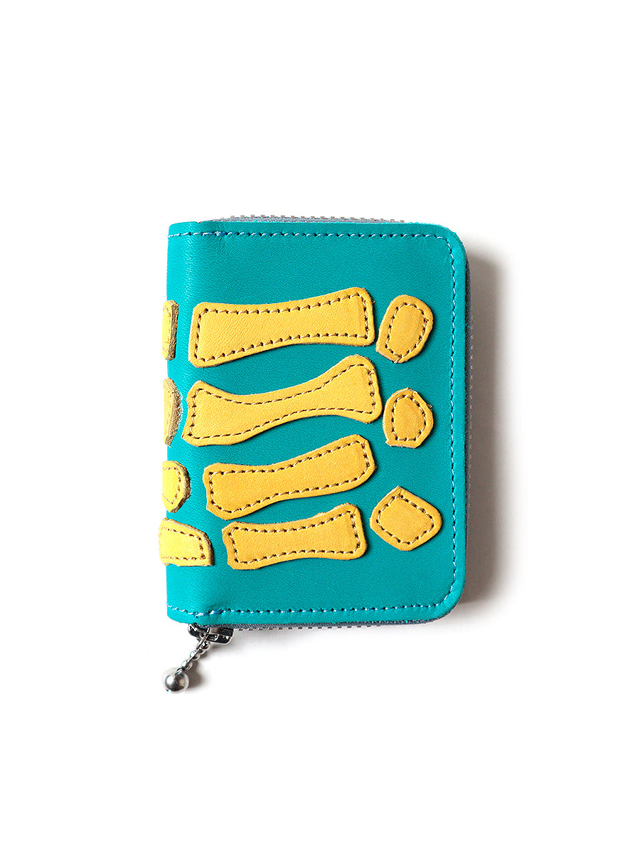 THUMB-UP BONE HAND ZIP Mini Wallet