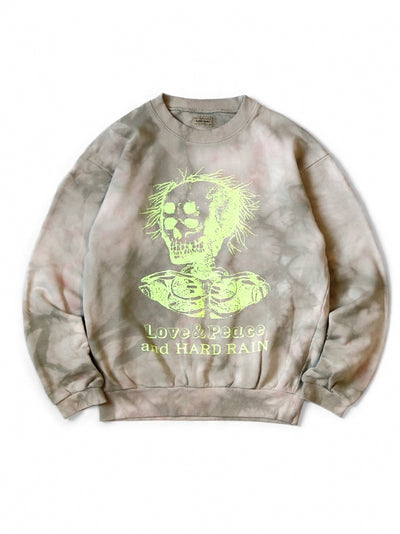 ECO SWT Knit HARDRAIN SKULL (Ashbury Dyed) - Pink x Khaki