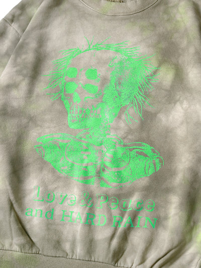 ECO SWT Knit HARDRAIN SKULL (Ashbury Dyed) - Khaki x Yellow