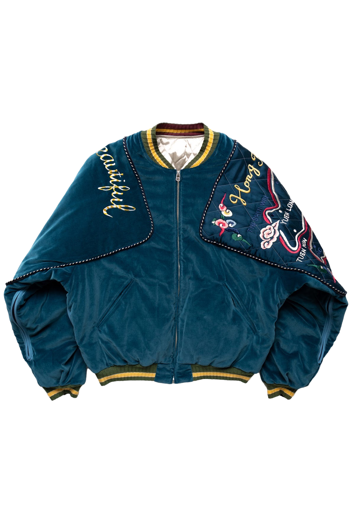 Velveteen SHAM BOMBER JKT (Beautiful HONG KONG)